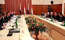 Российско-таджикистанские переговоры.