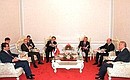 Встреча глав государств «Шанхайской пятерки» в узком составе. 