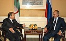 President Putin with Algerian President Abdelaziz Bouteflika.