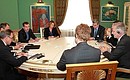 Meeting with Crown Prince Philippe of Belgium.