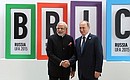 Before the BRICS summit. With Prime Minister of India Narendra Modi. Host Photo Agency BRICS and SCO summits