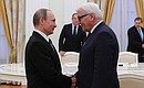 With German Foreign Minister Frank-Walter Steinmeier.