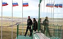 At the Chebarkul training ground, Dmitry Medvedev observed the final stage of the Centre-2011 strategic military exercises. With Defence Minister Anatoly Serdyukov.
