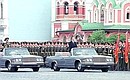 MOSCOW. Military parade dedicated to the 56th anniversary of Victory in the Second World War.