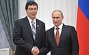 With winner of the President’s Prize in Science and Innovation for Young Scientists for 2012 Kornely Todyshev.
