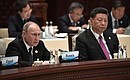 С Председателем КНР Си Цзиньпином на заседании круглого стола Международного форума «Один пояс, один путь».