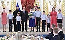 The Order of Parental Glory was awarded to Zoya and Yevgeny Sedunov from the Republic of Buryatia.