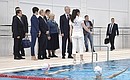 At the Olympic Synchronised Swimming Centre of Anastasia Davydova.