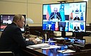 Session of CSTO Collective Security Council (via videoconference).