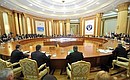 Meeting of the CIS Council of Heads of State in expanded format.