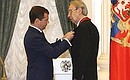 Орденом «За заслуги перед Отечеством» II степени награждён актёр Алексей Баталов.