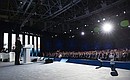 Пленарное заседание XI Восточного экономического форума.