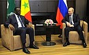 Meeting with African Union Chairperson, President of Senegal Macky Sall.