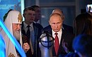 Vladimir Putin visited exhibition Russia Focused on Future.