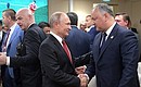 С Президентом Молдавии Игорем Додоном.