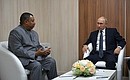 Встреча с генеральным секретарём Организации стран – экспортёров нефти Мохаммедом Баркиндо.