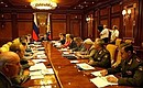 Meeting on compulsory military service.