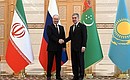 With Speaker of the People’s Council of Turkmenistan Gurbanguly Berdimuhamedov. Photo by Dmitry Azarov
