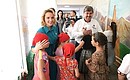 Presidential Commissioner for Children's Rights Maria Lvova-Belova on a working trip to Chechnya. Photo by the press service of the Presidential Commissioner for Children's Rights