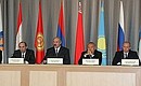 Пресс-конференция по итогам заседаний Межгосударственного совета Евразийского экономического сообщества и Совета коллективной безопасности Организации Договора о коллективной безопасности.