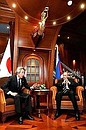 With the Prime Minister of Japan, Junichiro Koizumi.