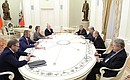 Встреча с кандидатами на должность Президента Российской Федерации.