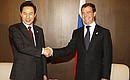 С Президентом Республики Корея Ли Мен Баком.