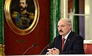 President of Belarus Alexander Lukashenko. Statement for the press following Union State Supreme State Council meeting.