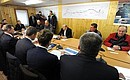 Meeting on construction of Kerch Strait Bridge and Crimea and Sevastopol’s socioeconomic development.