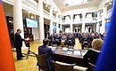 Встреча с членами Совета законодателей при Федеральном Собрании Российской Федерации.