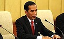Президент Республики Индонезии Джоко Видодо.