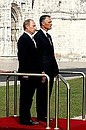 With Portuguese President Anibal Cavaco Silva.