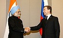 With Prime Minister of India Manmohan Singh.