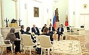 Встреча с Президентом Швейцарии, действующим председателем ОБСЕ Дидье Буркхальтером.