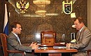 С Главой Республики Карелия Сергеем Катанандовым.