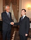Со Старшим министром Правительства Сингапура Го Чок Тонгом. Фото РИА «Новости»