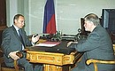 Встреча с Председателем Совета Федерации Сергеем Мироновым.