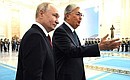 С Президентом Казахстана Касым-Жомартом Токаевым. Фото: Павел Бедняков, РИА «Новости»