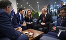 На полях Петербургского международного экономического форума Владимир Путин встретился с Премьер-министром Курдского автономного района Ирака Нечирваном Барзани и Президентом Республики Сербской Боснии и Герцеговины Милорадом Додиком.