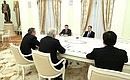 Meeting with United Russia party leadership.