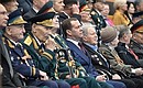 At the Victory Parade marking the 74th anniversary of Victory in the Great Patriotic War.