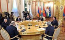 Встреча глав государств – членов Организации Договора о коллективной безопасности в узком составе.