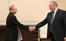 Рабочая встреча с председателем правления ПАО «Транснефть» Николаем Токаревым.