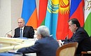 Meeting of the CSTO Collective Security Council in narrow format.