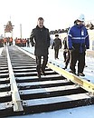Official ceremony on the completion of the Berkalit-Tommot-Nizhny Bestyakh railway.