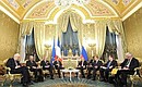 Переговоры с Президентом Франции Франсуа Олландом.