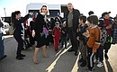 Рабочий визит Марии Львовой-Беловой в Сирию. Фото пресс-службы Уполномоченного при Президенте РФ по правам ребёнка