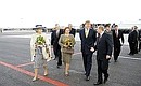 Vladimir Putin and Lyudmila Putina with Queen Beatrix of the Netherlands and Crown Prince Willem-Alexander.
