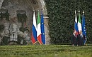 С Председателем Совета министров Италии Сильвио Берлускони. Фото РИА «Новости»