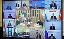 Заседание попечительского совета МГУ (в режиме видеоконференции).